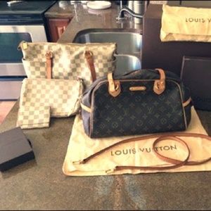 Authentic Louis Vuitton Damier Azur Collection